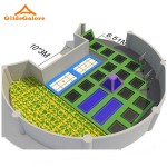 Personalized Trampoline Factory - Large Personalized Custom Commercial