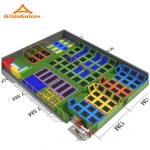 Personalized Trampoline Factory - Large Personalized Custom Commercial