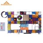 Maze Trampoline Factory - Large Custom Maze Trampoline Colored