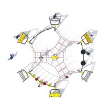 Fitness Playground Supplier - Large Climbing Rope Net Children Fitness
