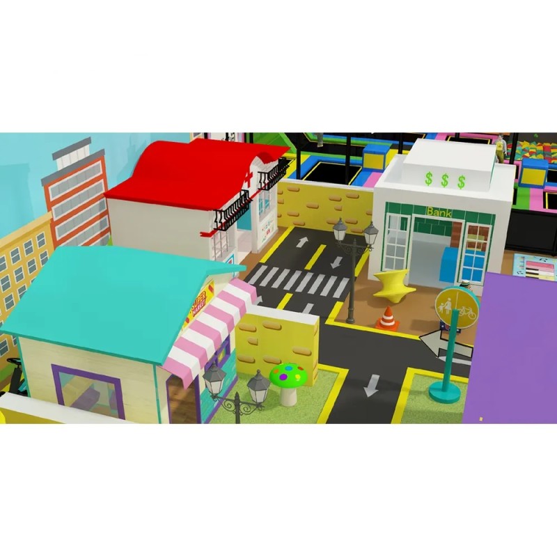 Playhouse Slide Manufacturer - Indoor Amusement Playhouse Slide Wall