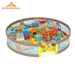 Baby Games Park Manufacturer - Jungle Style Net Soft Kids Swing