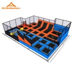 Small Trampoline Manufacturer - Red Blue Small Custom Trampoline