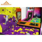 Basketball Trampoline Supplier - Trampoline with Shooting Basketball Pool