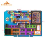 Maze Trampoline Factory - Large Custom Maze Trampoline Colored