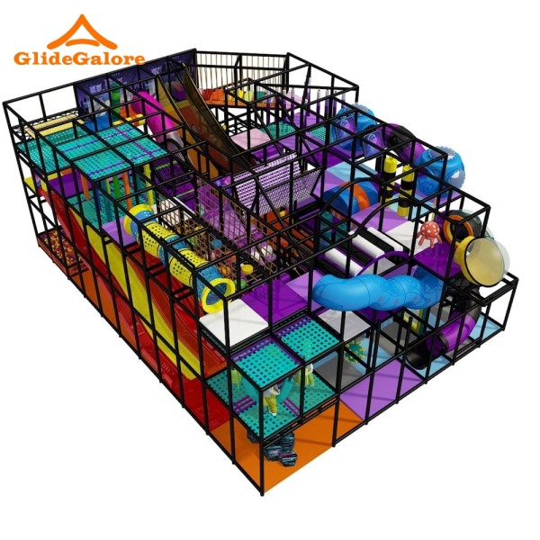 Jumbo Trampoline Manufacturer - Commercial Super Jumbo Maze Trampoline