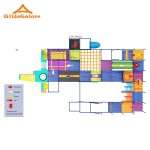 Maze Trampoline Factory - Large Custom Maze Trampoline Colored