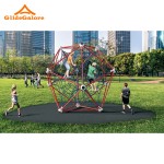 Swing Set Supplier - Climbing Metal Swing Set with Slide