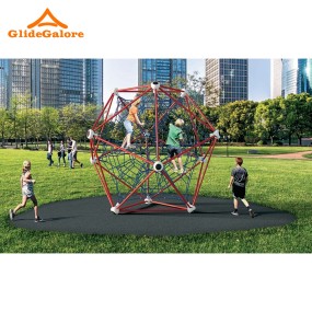 Swing Set Supplier - Climbing Metal Swing Set with Slide