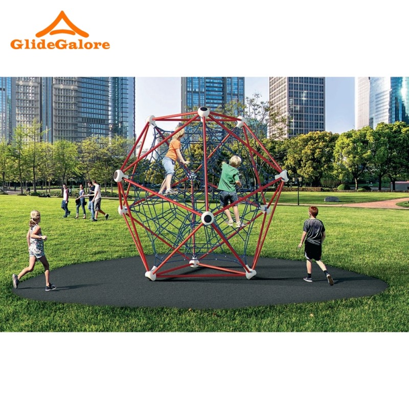 Swing Set Supplier - Climbing Metal Swing Set with Slide