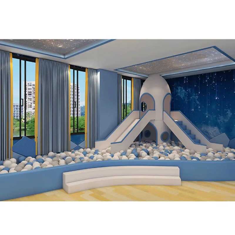 Trampoline Playground Supplier - GlideGalore Indoor Trampoline Wooden