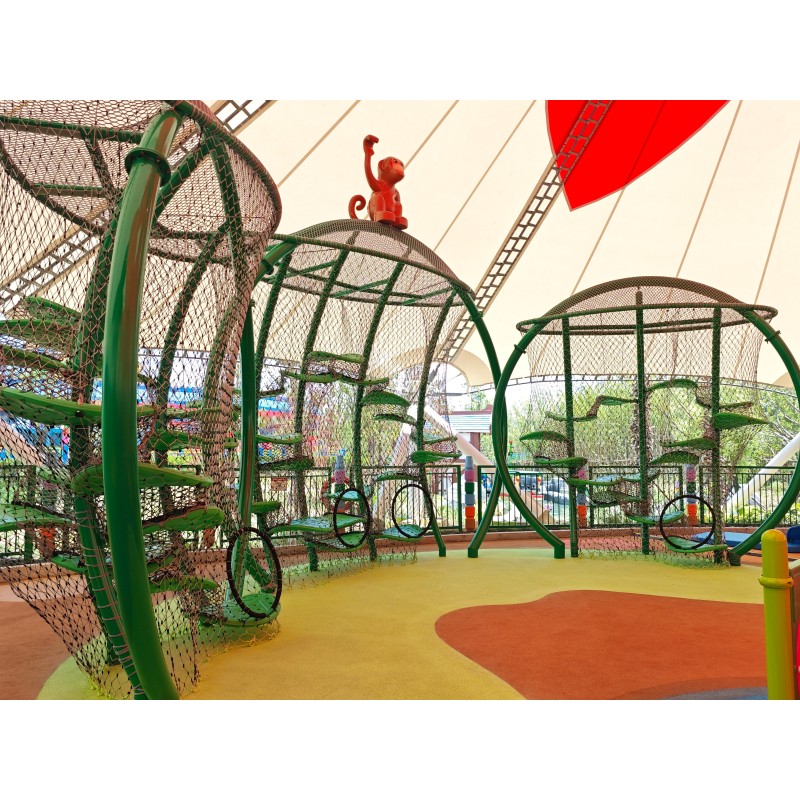 Playground Equipment Factory - Kids Monkey Castle Rope Net