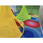 Playground Equipment Supplier - Colorful Rainbow Mesh PVC Material
