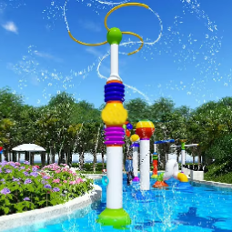 Water Play Park Supplier - Rotating Water Spray Fiberglass Water