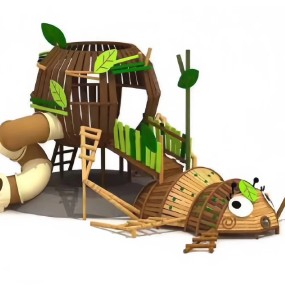 Wooden Slide Supplier - Customized Wooden Playground Slide