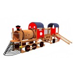 Playground Equipment Supplier - Wooden Train Themed Playground