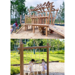 Wooden Playground Manufacturer - Eco-Friendly Wooden Kids Playground
