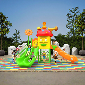 Outdoor Equipment Supplier - Lovely Mini Plastic Small Slide