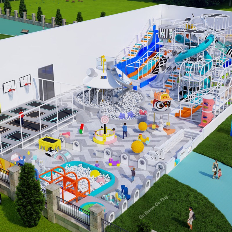 Indoor Playground Factory - Modular Colorful Play Center Ball Pool