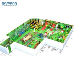 Indoor Playground Supplier - Customized Jungle Gym Forest Adventure