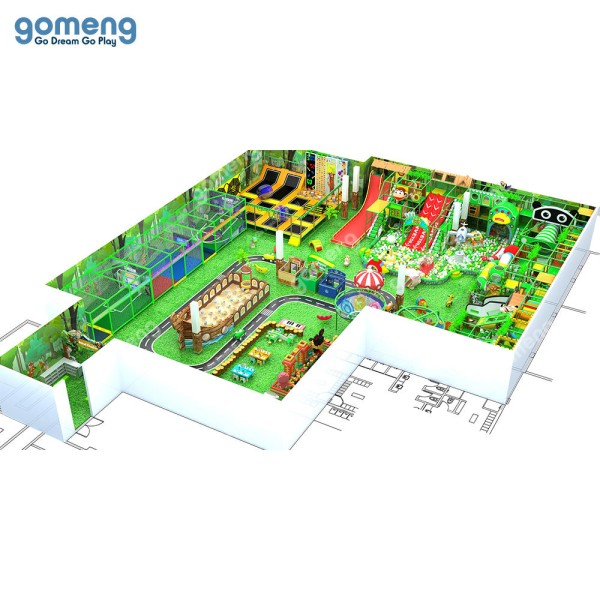 Indoor Playground Supplier - Customized Jungle Gym Forest Adventure