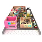 Indoor Playground Factory - Town Playhouse Interactive Role Play