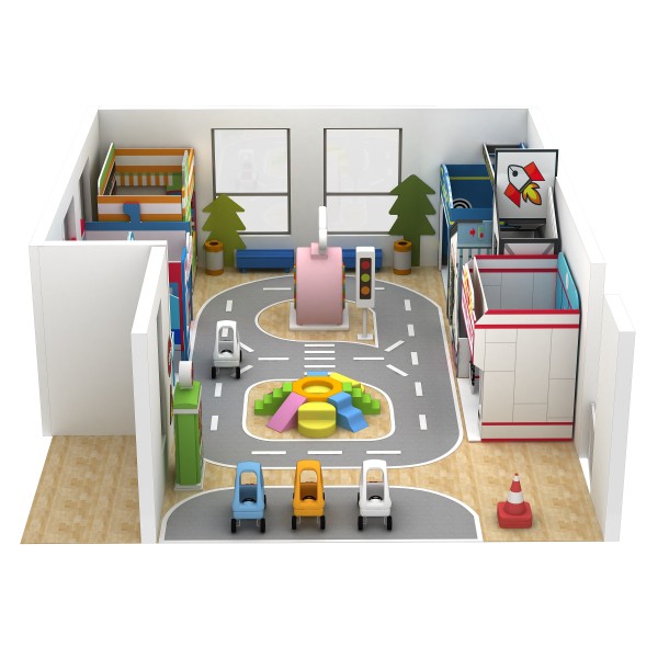 Indoor Playground Equipment Supplier - Commercial Soft Pretend City
