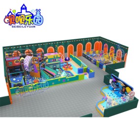 Indoor Playground Equipment Supplier - Modern Design Amusement Plastic