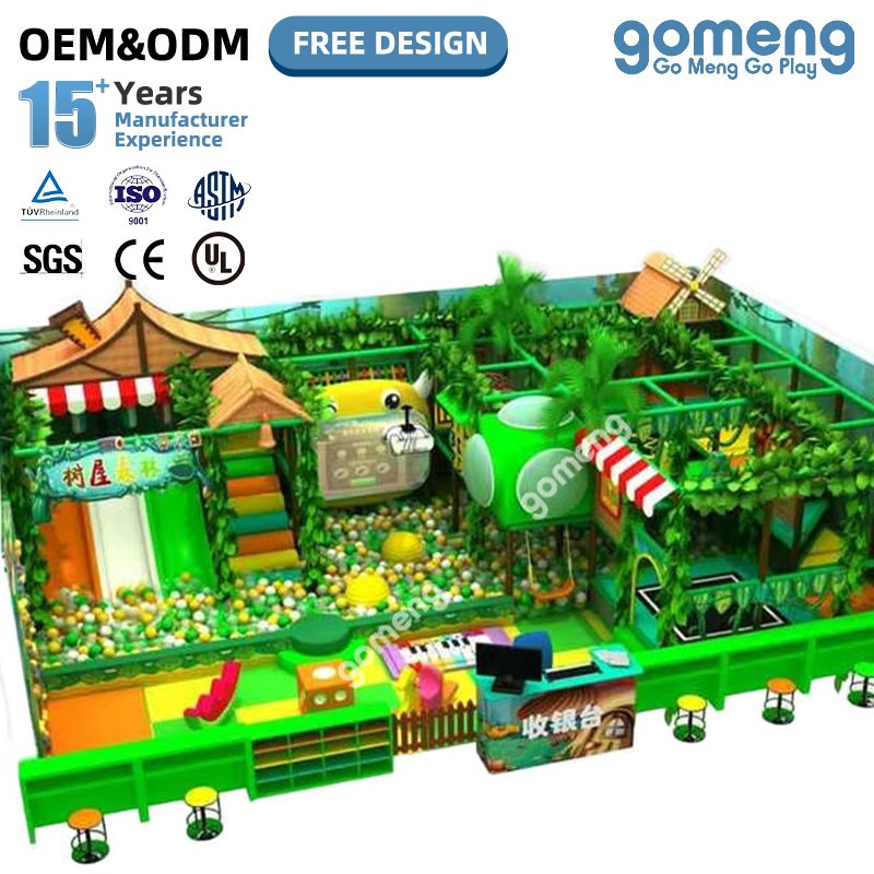 Indoor Playground Factory - Commercial Entertainment Trampoline Park