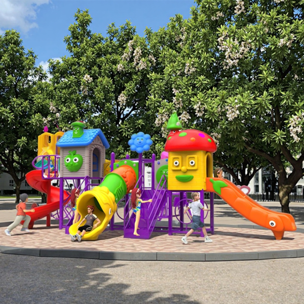 Outdoor Playground Equipment Factory - Easily Assembled LLDPE Material
