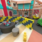 Indoor Playground Factory - Town Playhouse Interactive Role Play