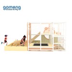 Soft Play Indoor Playground Factory - Macron Themed Slides Ball Pits