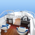 Fishing Boat Manufacturer - 21.3ft Fiberglass Fishing Boat 6.5m