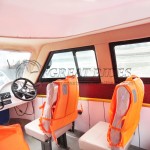 Passenger Yacht Manufacturer - Fiberglass Half Cabin Boat 6.5m