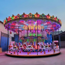 Classic Carousel Manufacturer - Colorful Two Floor Double Decker
