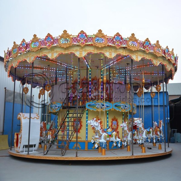 Double Decker Supplier - Two Floor Double Decker Carousel Ride