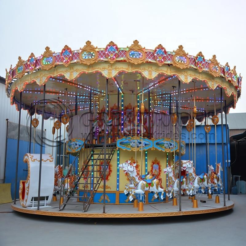 Double Decker Supplier - Two Floor Double Decker Carousel Ride