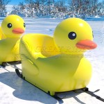 Winter Slide Manufacturer - Cute PE Duck Snow Sledge One