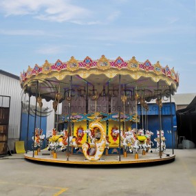Theme Park Supplier - Giant Amusement Rides Double-decker Carousel