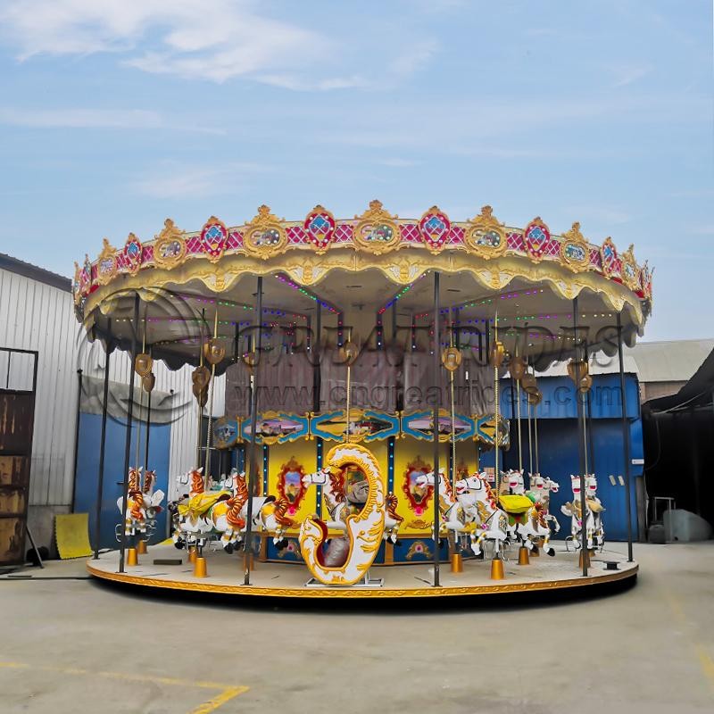 Theme Park Supplier - Giant Amusement Rides Double-decker Carousel