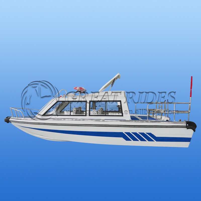 Speed Yacht Supplier - Luxury 21.3ft Fiberglass Half Cabin
