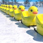 Winter Slide Manufacturer - Cute PE Duck Snow Sledge One
