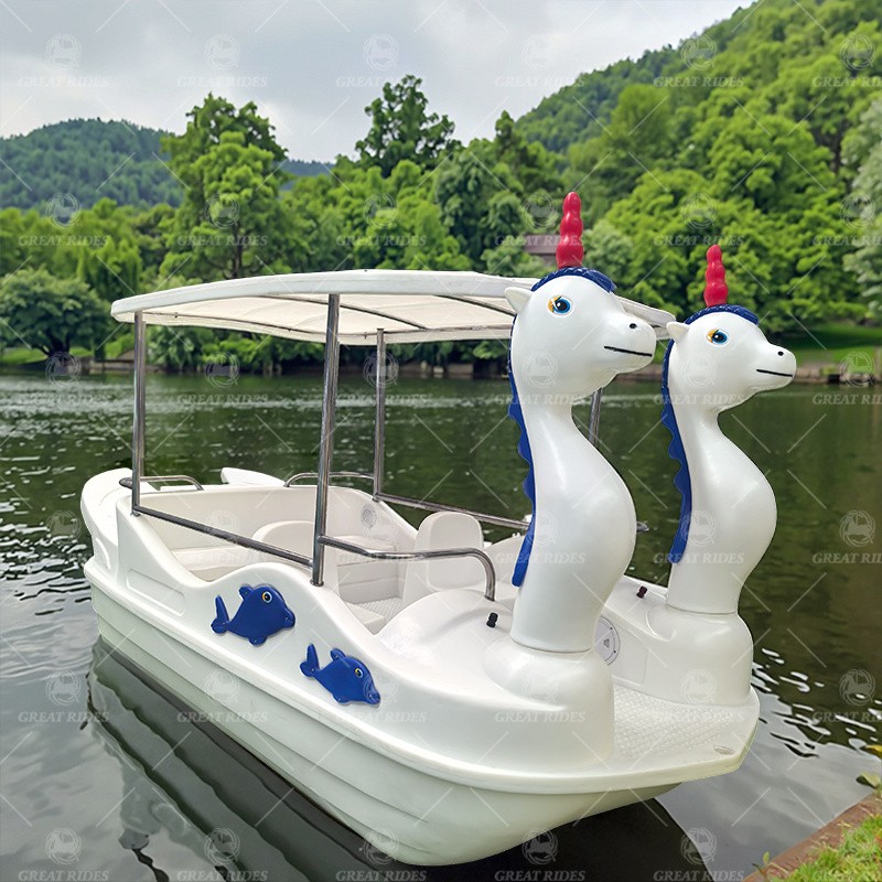 Animal Style Factory - Flamingo Style Electric Boat for 5