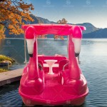 Colorful Boat Supplier - Colorful Flamingo Electric Boat for