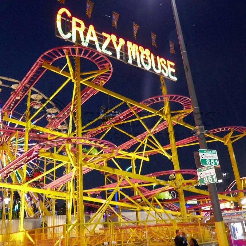 Amusement Park Manufacturer - Crazy Mouse Roller coaster Amusement