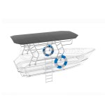 Large Cruise Factory - 12 Person Transparent Boat Large Clear