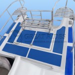 Passenger Yacht Manufacturer - Fiberglass Half Cabin Boat 6.5m