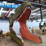 Fiberglass Dinosaur Factory - Jurassic World Door Fun Model