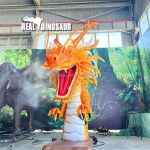 Animatronic Dragon Manufacturer - Life Size Animated Head Smoke Lights
