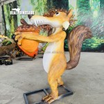 Animatronic Animal Manufacturer - Life Size Silicone Ice Age Squirrel
